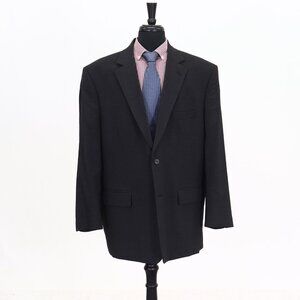 GS 52L Gray Solid 2-Button Sport Coat Blazer Jacket G676